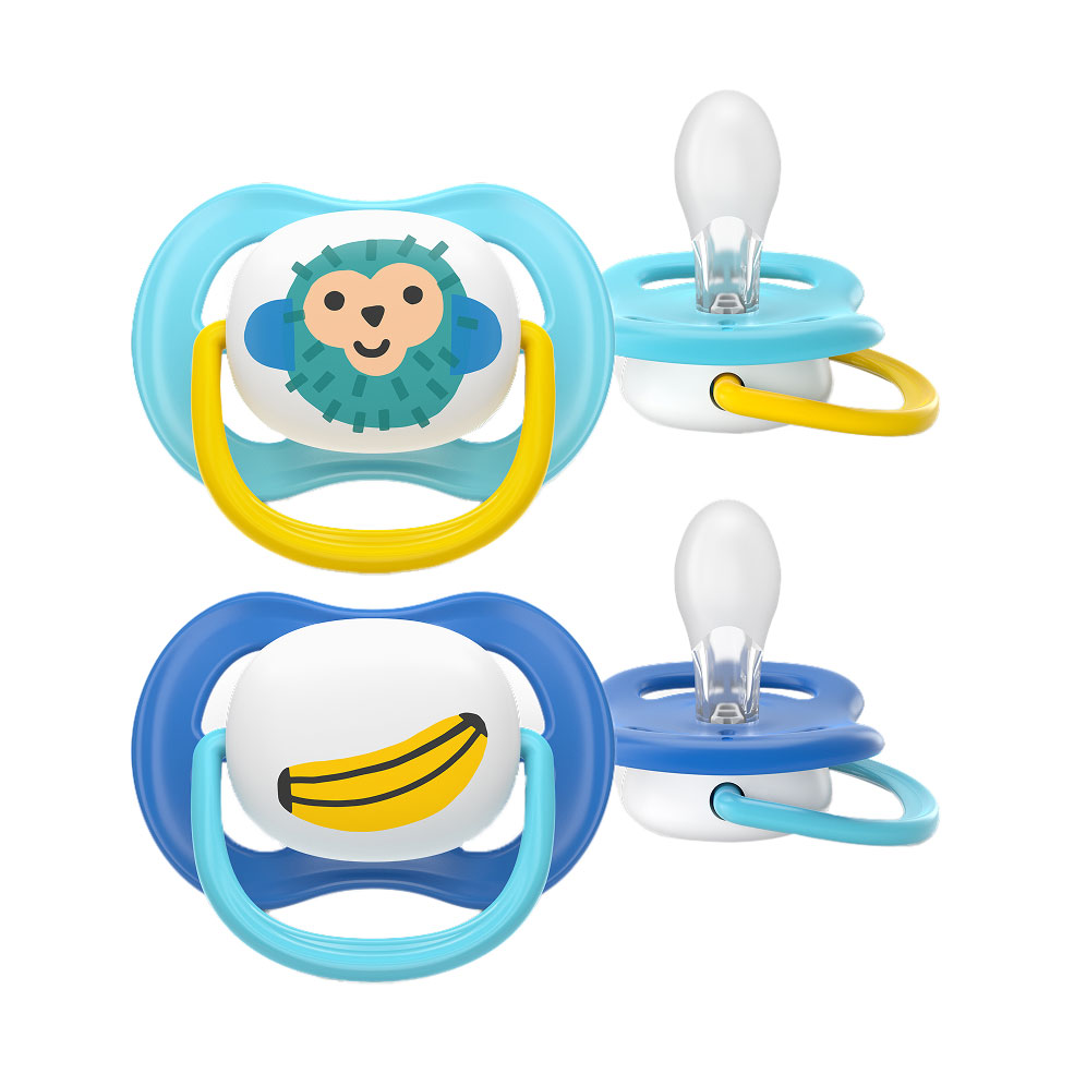 Пустушка PHILIPS AVENT Ultra Air від 6 місяців до 1.5 року, 2 шт (SCF080/26)